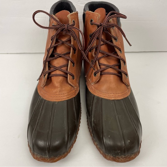 REI Leather Upper Rubber Bottom Duck Boots Mens Size 11 - Picture 1 of 6